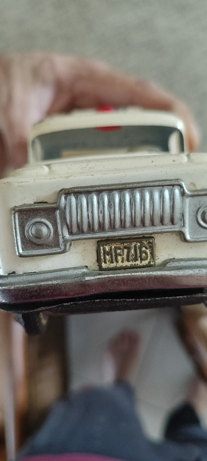 Vintage blikken ambulance MF 716 – China – Jaren 70, Antiek en Kunst, Ophalen of Verzenden