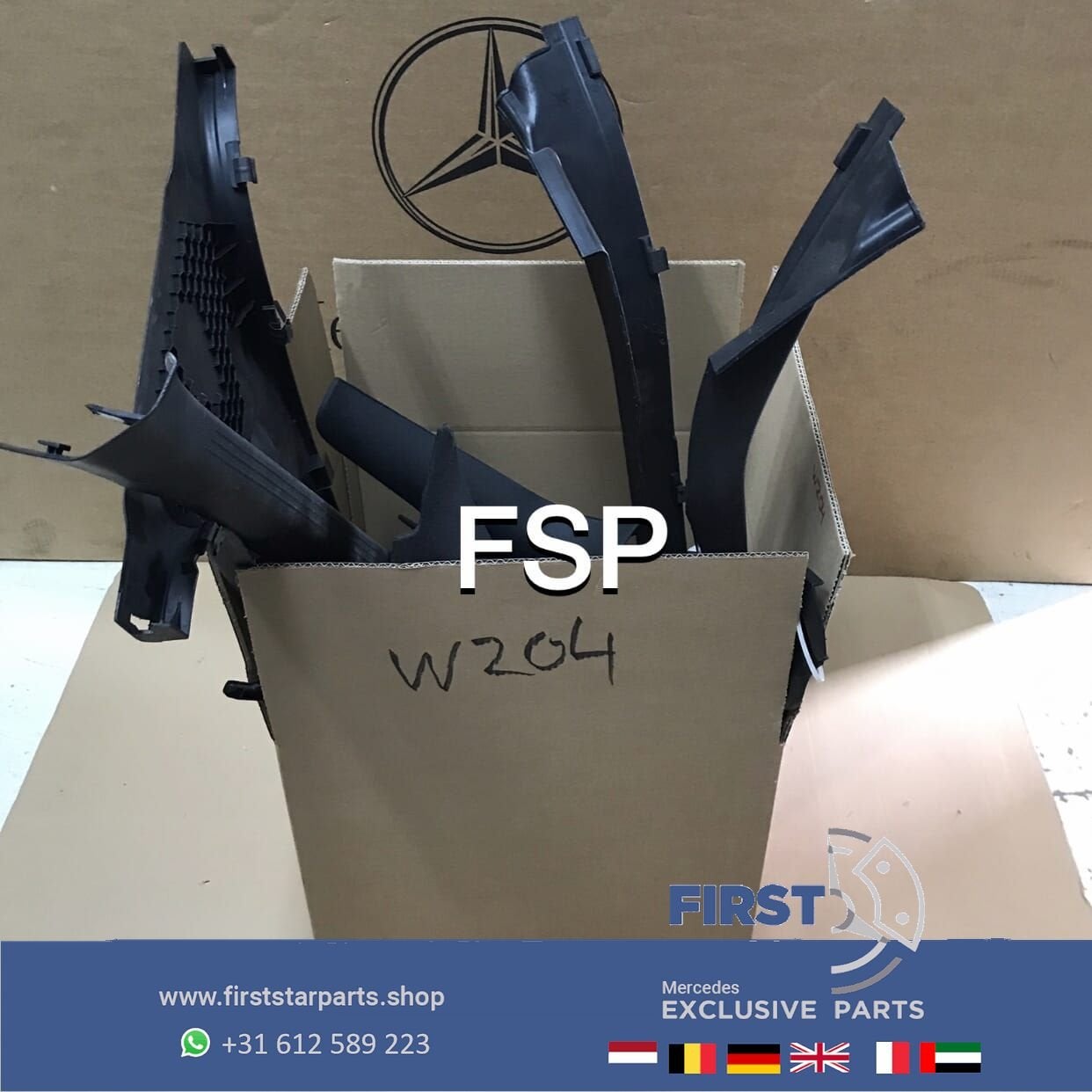 W204 W212 W207 INTERIEUR LIJSTEN SET C / E KLASSE 2007-2016, Auto-onderdelen, Interieur en Bekleding, Gebruikt, -, Ophalen of Verzenden