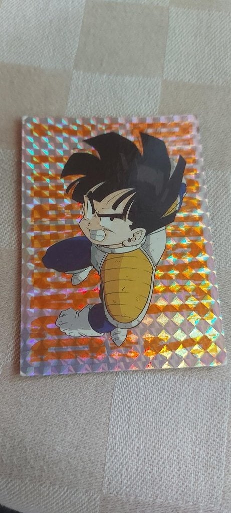 Armure de Gohan Saiyan à paillettes Dragonball Z Card, Enlèvement ou Envoi, Neuf, Cartes en vrac