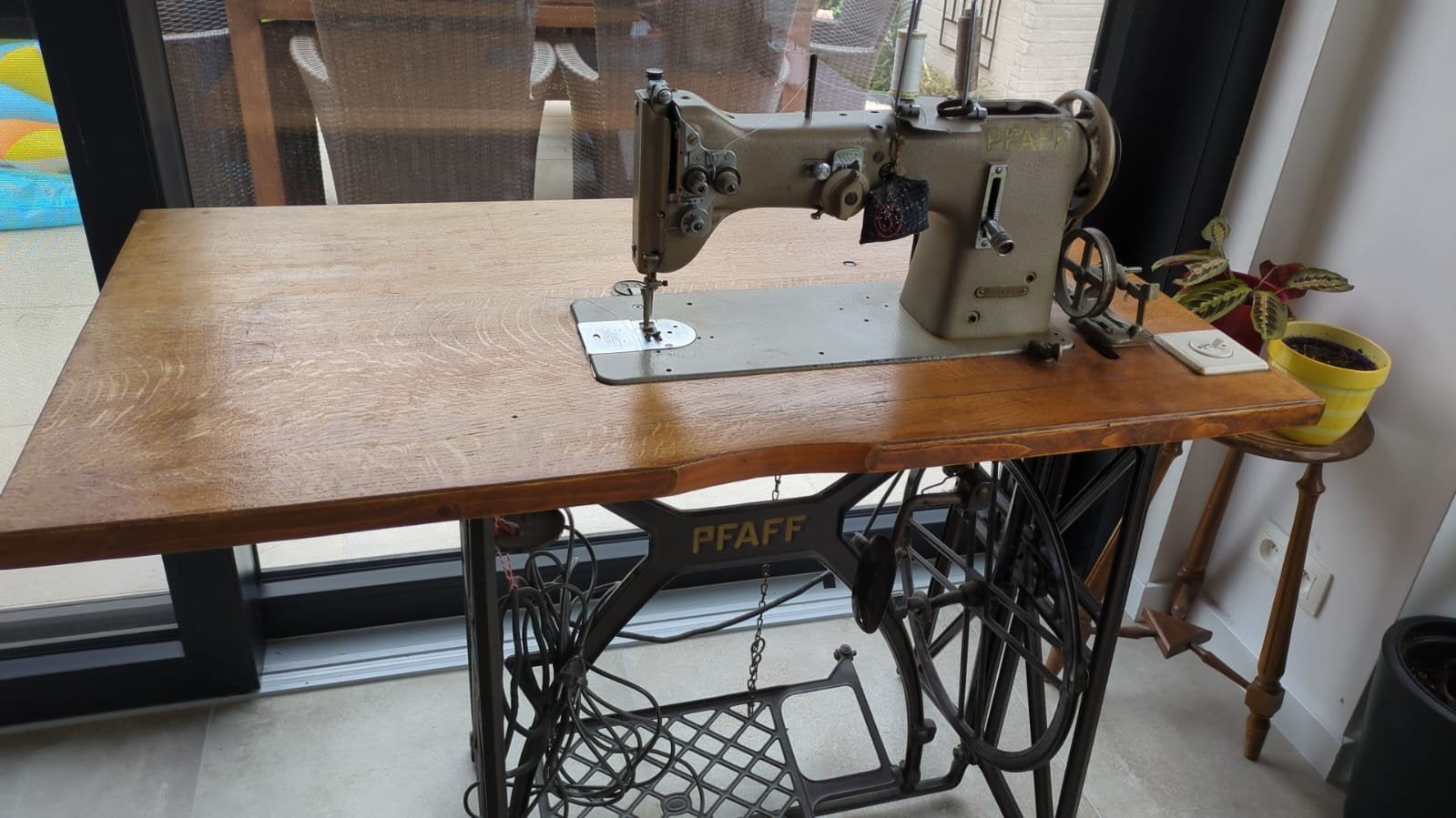 pfaff 138 naaimachine, Enlèvement