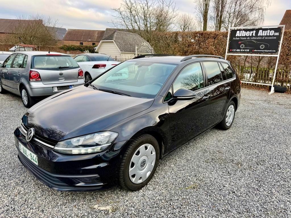 VW GOLF 7. 1.0 ESSENCE 81.KW. GPS. EURO 6B., Voorwielaandrijving, Euro 6, Zwart, Bedrijf