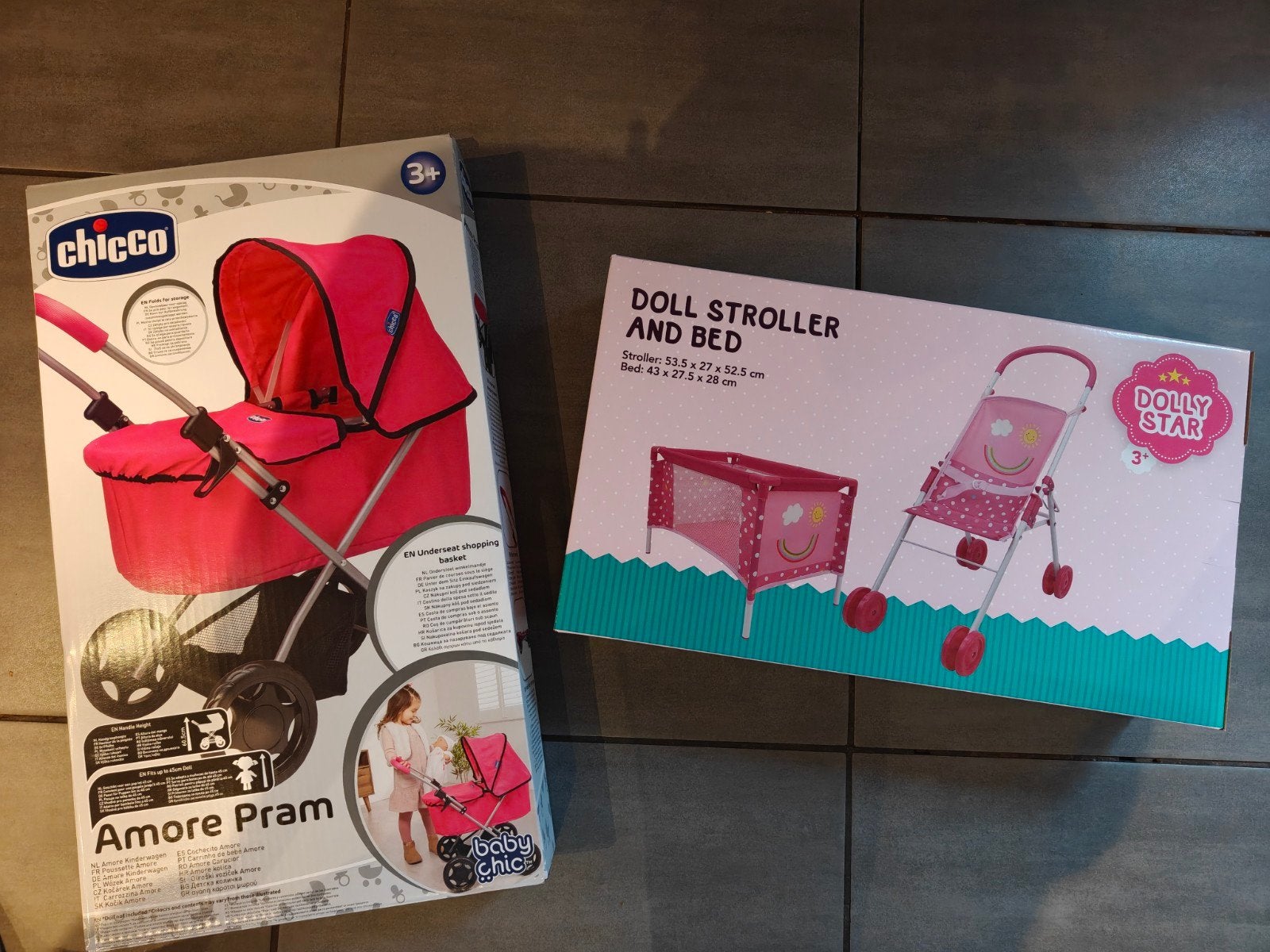 set poppen wandelwagen en poppen bedje, Kinderen en Baby's, Ophalen of Verzenden