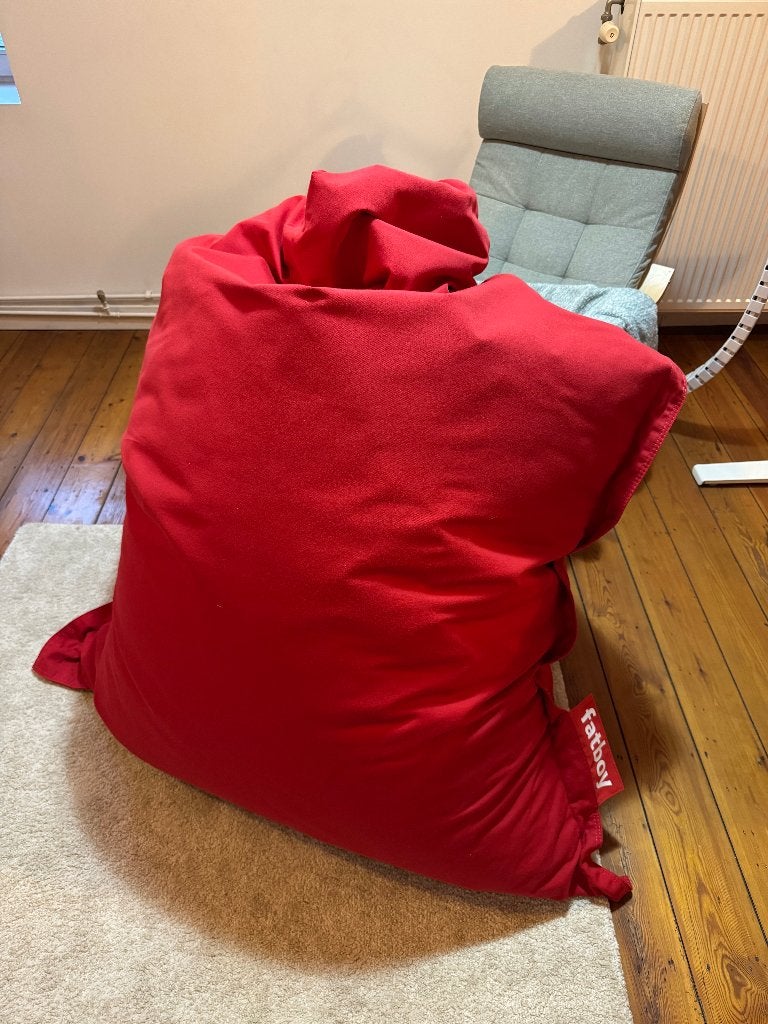 Fatboy Outdoor red tissus, Tuin en Terras, Ophalen, Zo goed als nieuw