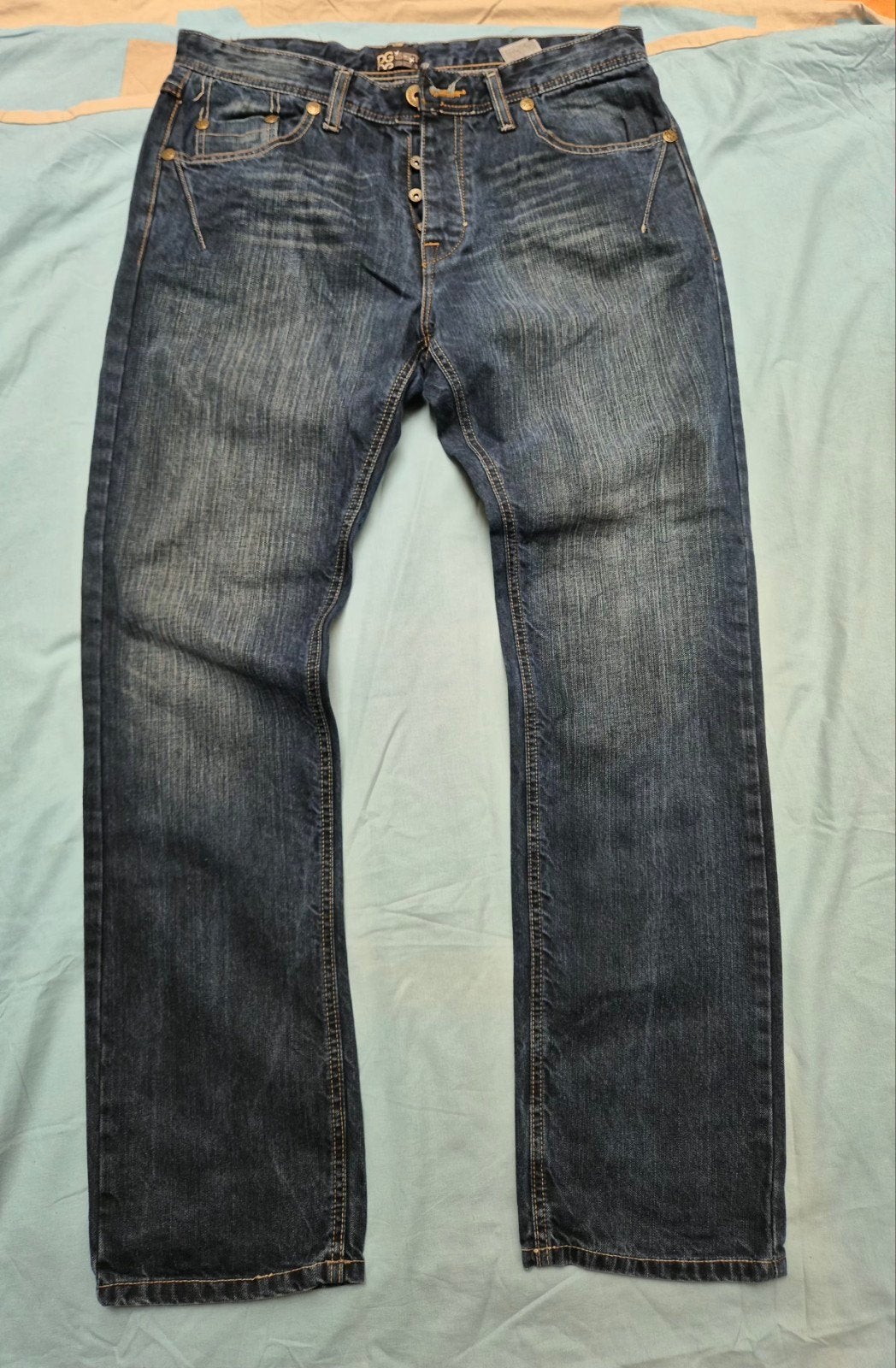 Jean D&G Dolce & Gabbana Vintage — 100% Coton — Made in Ital, W36 - W38 (confection 52/54), Comme neuf, Enlèvement, Bleu