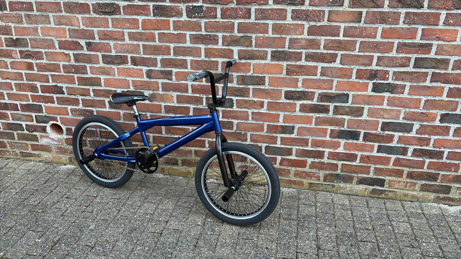 Mooie blauwe BMX, Aluminium, Comme neuf, Enlèvement, 20 à 24 pouces