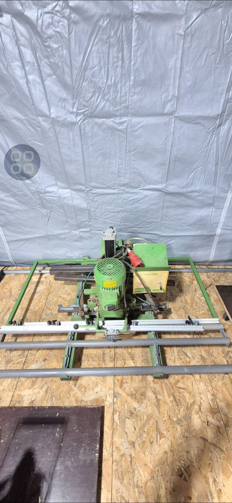 Rijboring machine mepla, Enlèvement, Utilisé