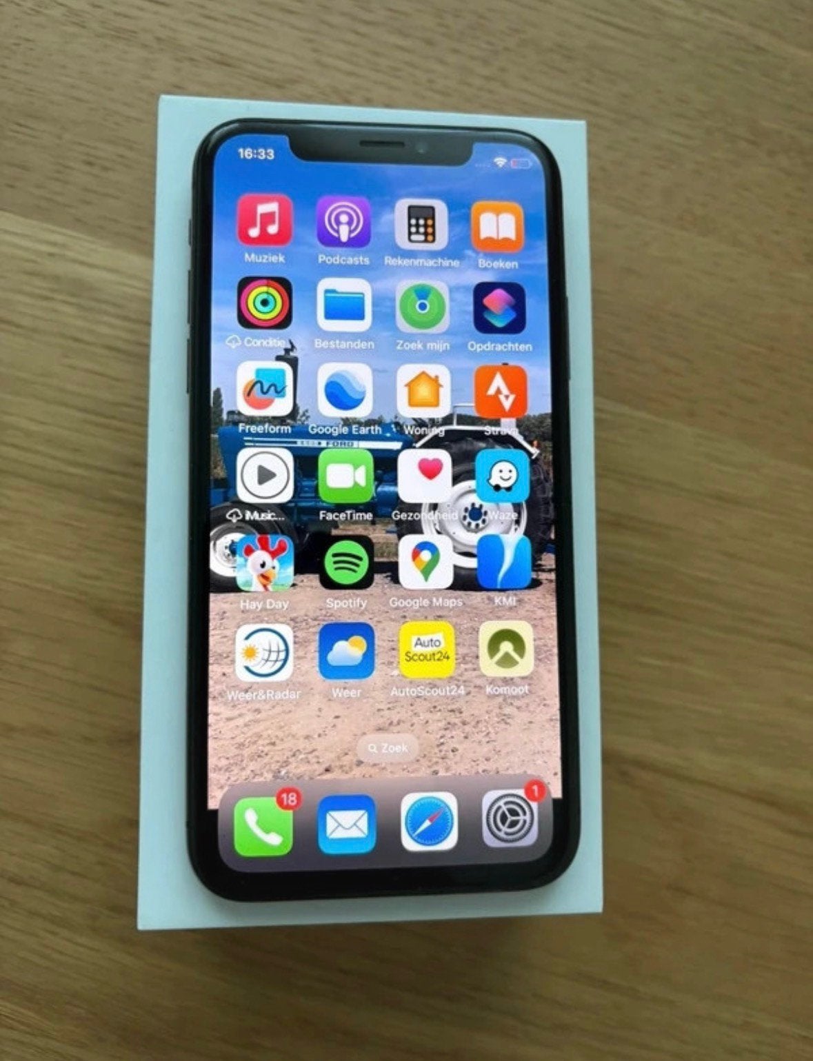 iPhone X 64GB Space Grey  TOPSTAAT - 91% Batterij -Krasvrij, Télécoms, Téléphonie mobile | Apple iPhone, Enlèvement, Comme neuf