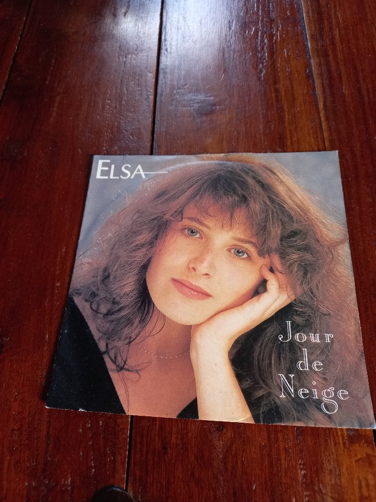 vinyl (45T) elsa "jour de neige", Ophalen, Zo goed als nieuw, Pop
