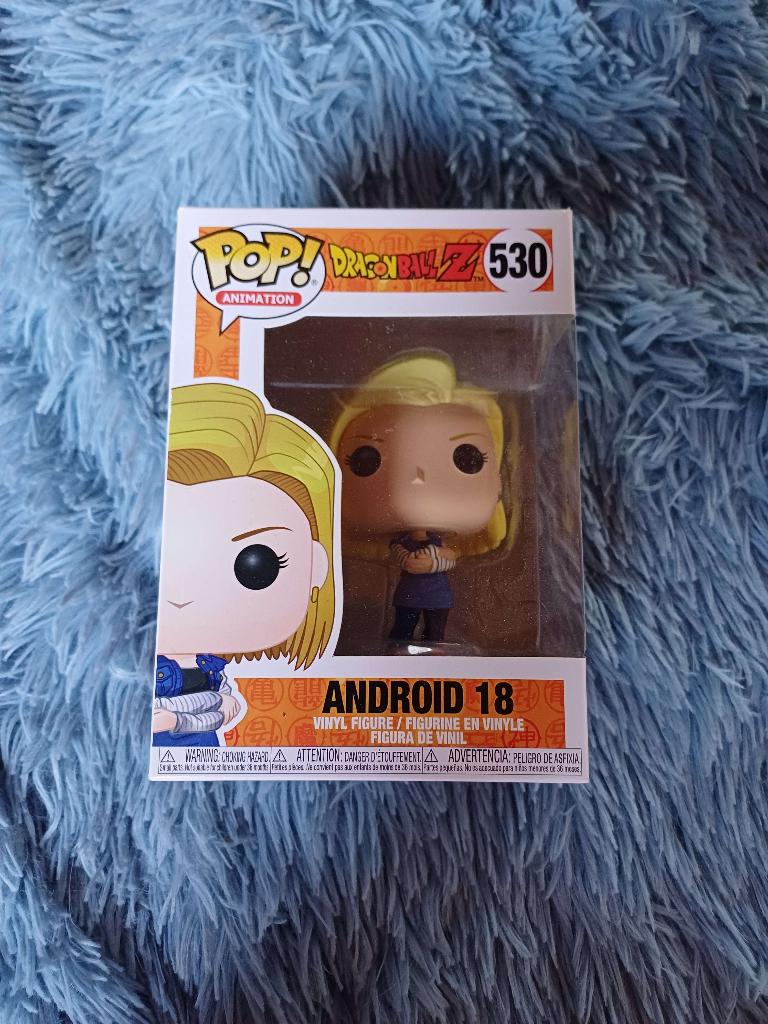 Android 18 Funko Pop 530 Dragonball Z, Cd's en Dvd's, Geseald, Ophalen of Verzenden, Nieuw in verpakking, Overige formaten