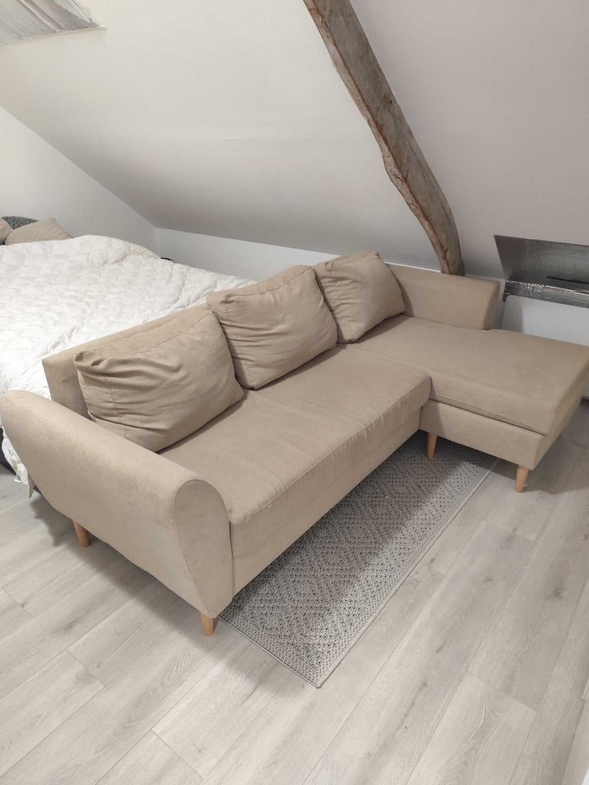 Canapé d'angle., Maison & Meubles, Chambre à coucher | Canapés-lits, Enlèvement