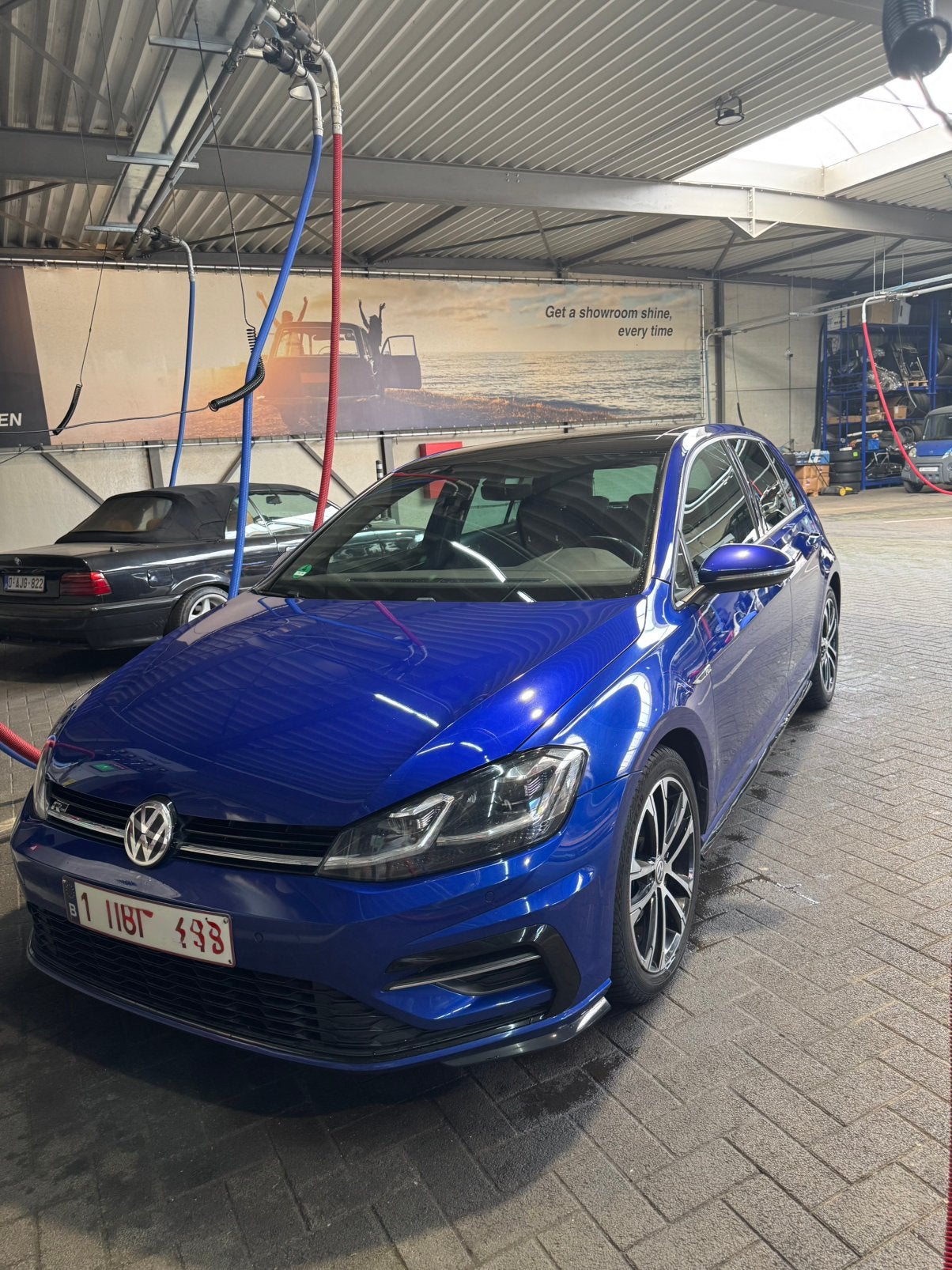 Volkswagen Golf 7.5, Blauw, Parkeersensor, Leder, 5 deurs