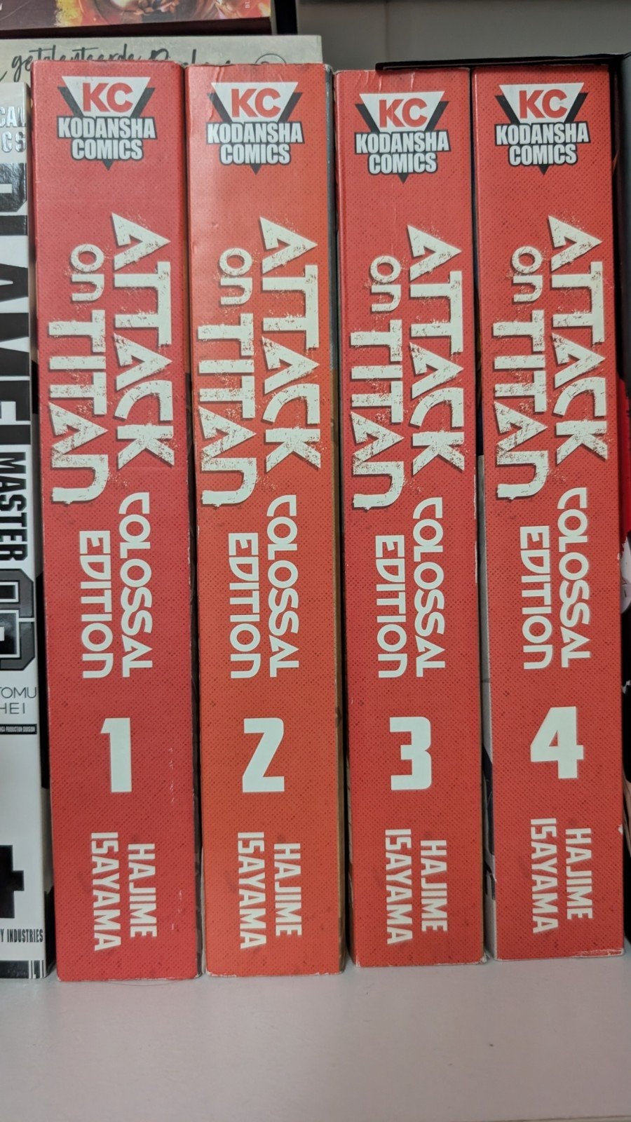 Hajime Isayama - Attack on Titan: Colossal Edition 1-4, Ophalen of Verzenden, Hajime Isayama