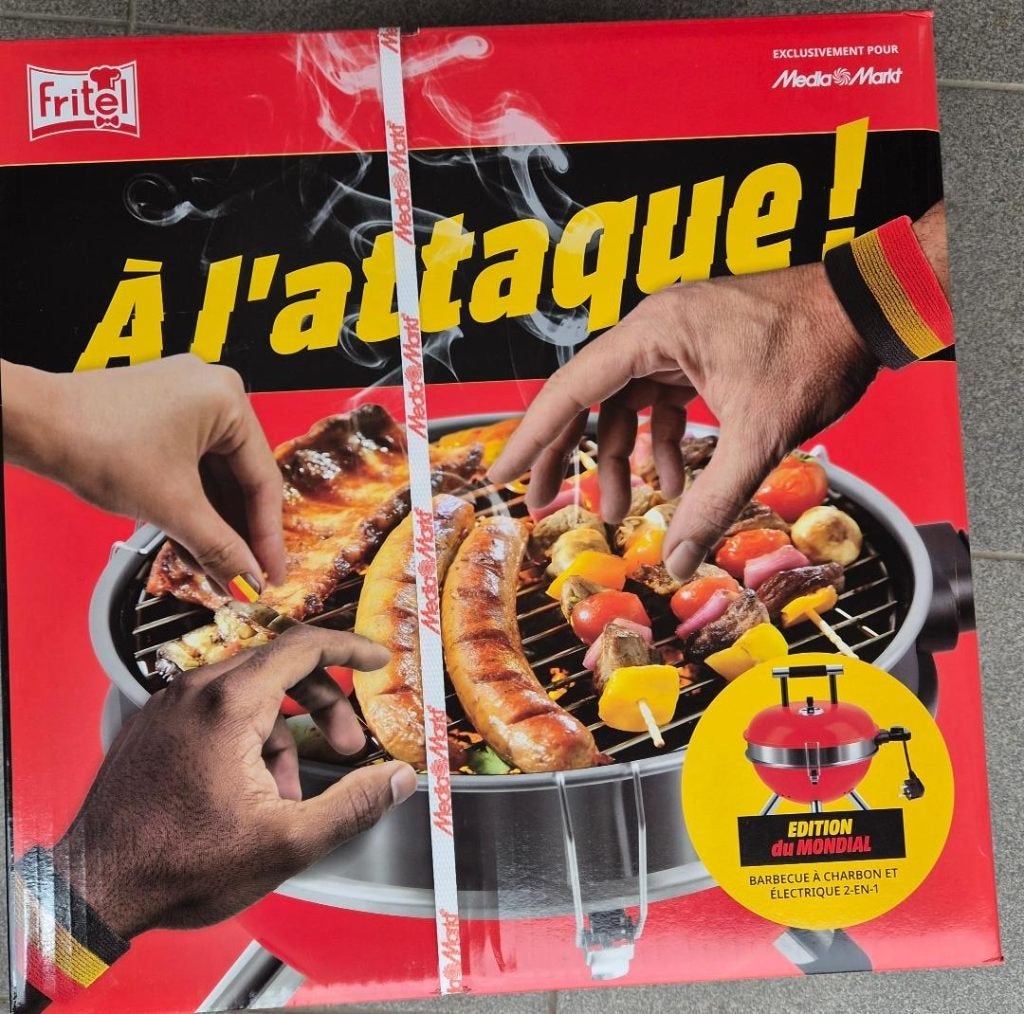 Combibarbecue (elektr./ houtskool), Ophalen, Nieuw, FRITEL