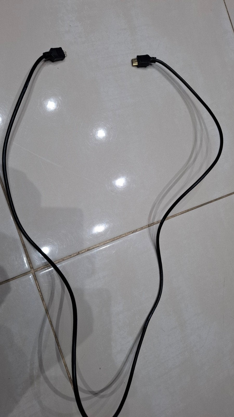 câble HDMI cassé !, Enlèvement