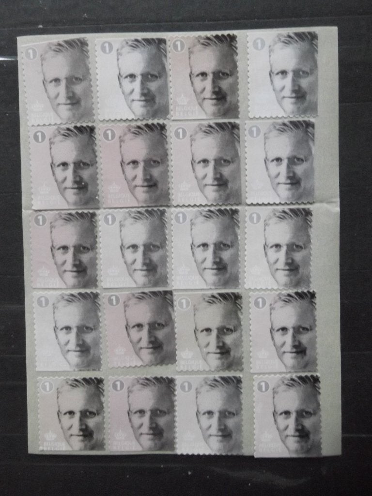 4841 Filip vel van 20 - Philippe feuillet de 20 MH, Enlèvement ou Envoi, Non oblitéré, Timbre-poste