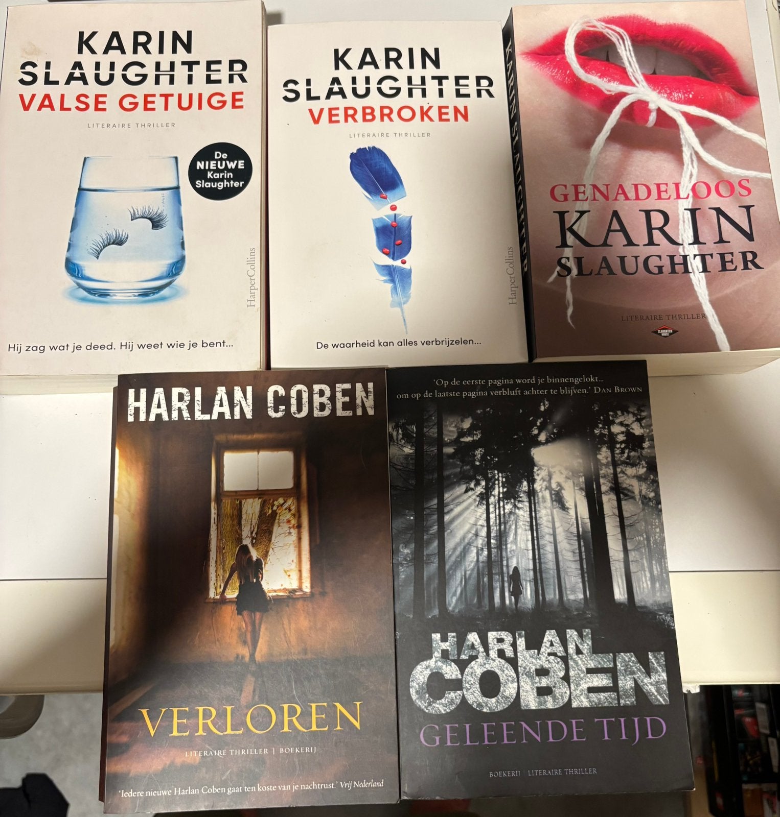 Boeken Harlan Coben en Karin Slaughter, Boeken, Fantasy, Ophalen, Gelezen