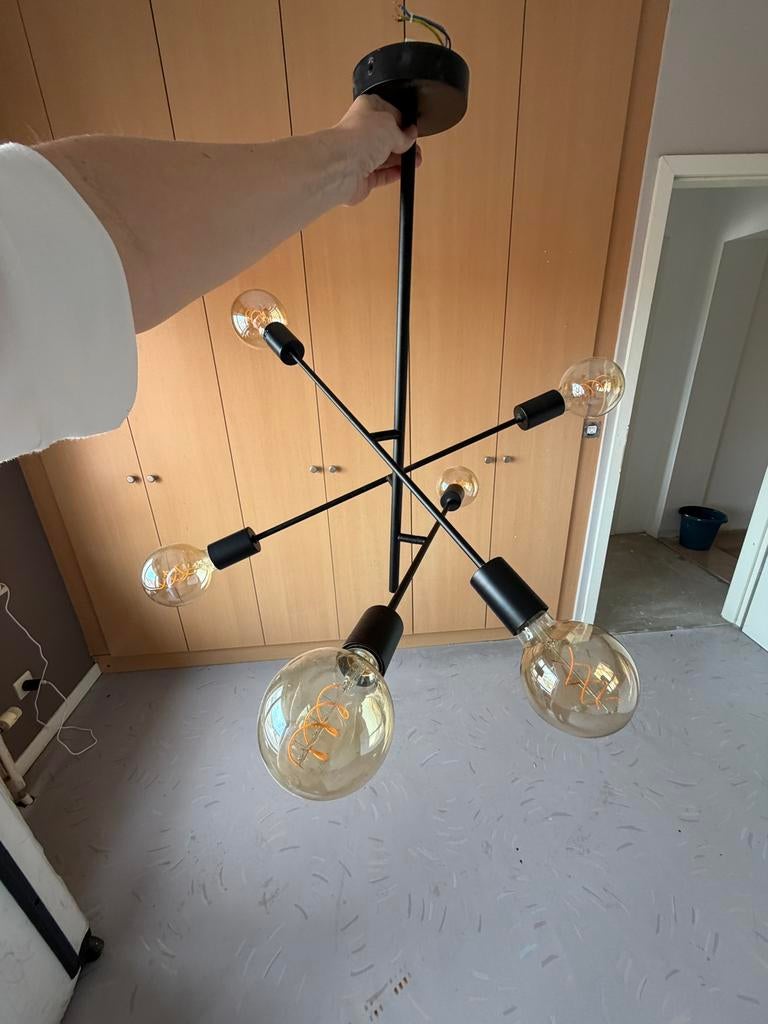 Hanglamp 6 lichtpunten, Huis en Inrichting, Ophalen, Zo goed als nieuw