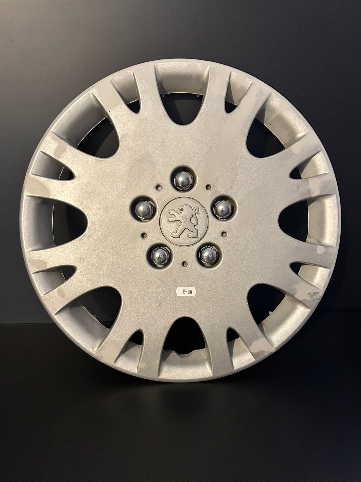 1 originele Peugeot 207,208,307,308 partner 15" wieldop, Ophalen of Verzenden, Zo goed als nieuw