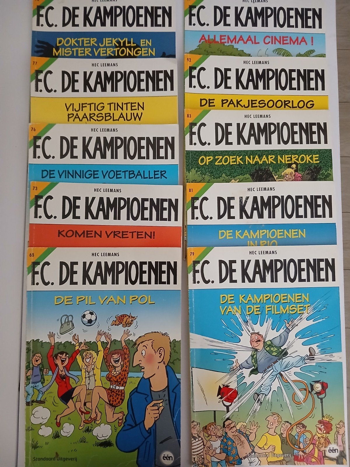 Lot strips FC de Kampioenen, Boeken, Meerdere stripboeken, Ophalen, Gelezen