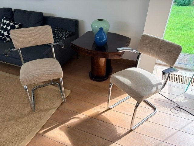 2 WH Gispen stoelen , type 208, Antiek en Kunst, Kunst | Designobjecten, Ophalen