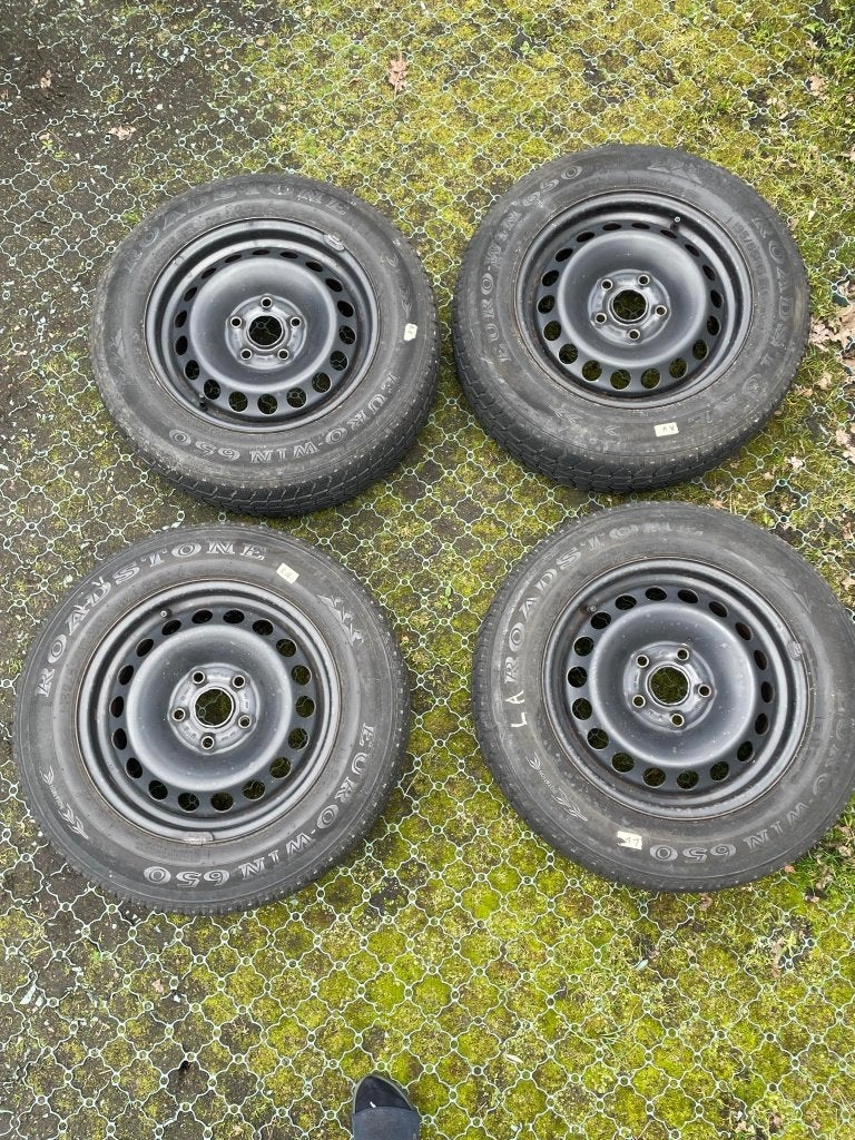 4 pneus Roadstone Eurowin 650 195/65R15 avec jante, Autos : Pièces & Accessoires, Pneus & Jantes, Enlèvement ou Envoi, Pneus et Jantes