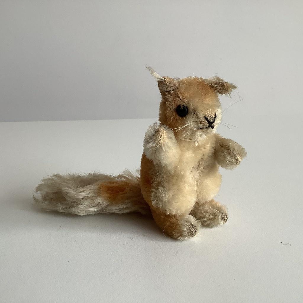 Vintage Steiff eekhoorntje "Possy", Verzamelen, Ophalen of Verzenden, Gebruikt, Steiff