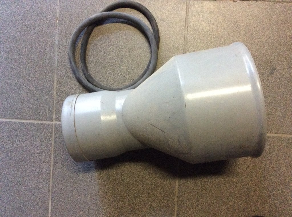 PVC afvoerstuk , verloop ., Bricolage & Construction, Tuyaux & Évacuations, Enlèvement ou Envoi, Neuf, PVC