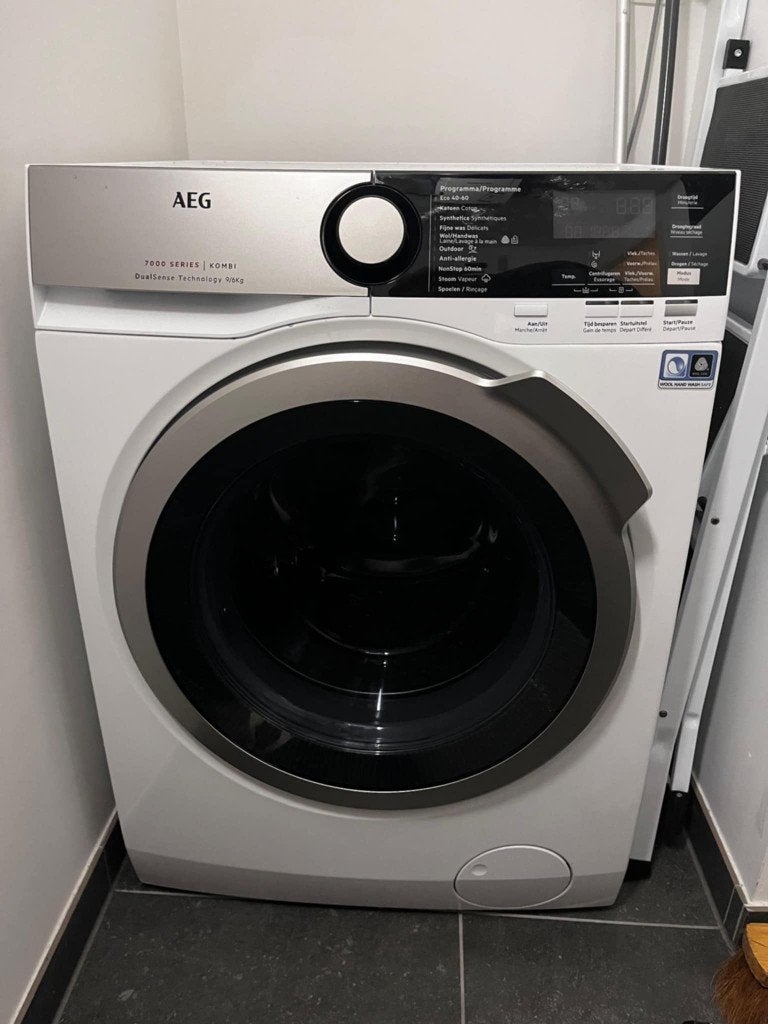AEG DualSense Condensatie was-droogcombinatie 9/6kg, 6 à 8 kg, Enlèvement, Comme neuf