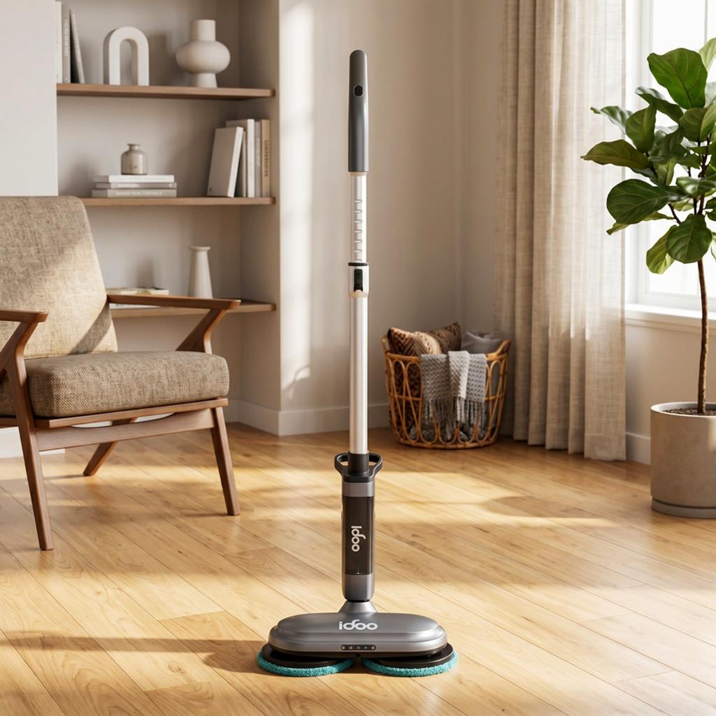 iDOO Draadloze Elektrische Dweil / Cordless Mop, Ophalen of Verzenden