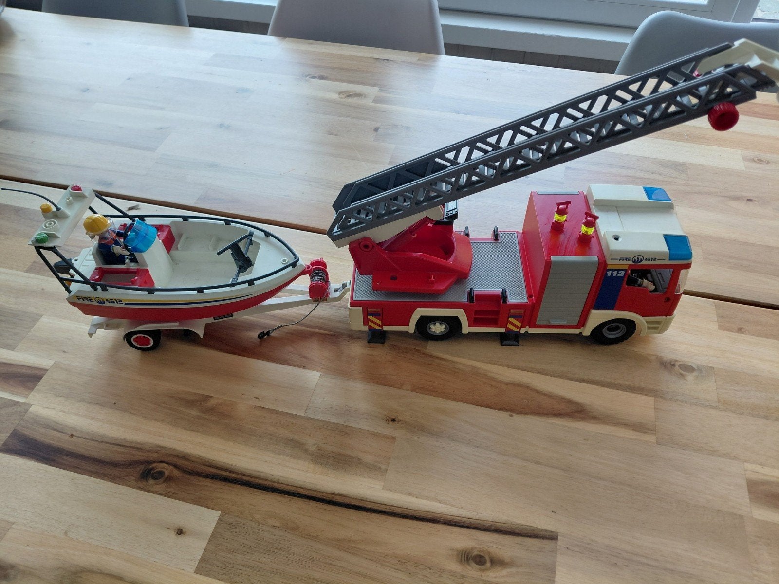Brandweerwagen Playmobil, Kinderen en Baby's, Ophalen, Zo goed als nieuw