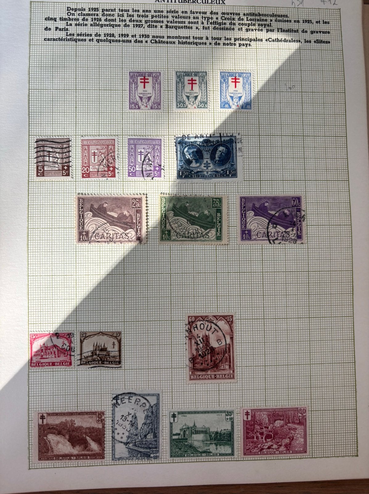 Oude Belgische postzegels, Enlèvement ou Envoi