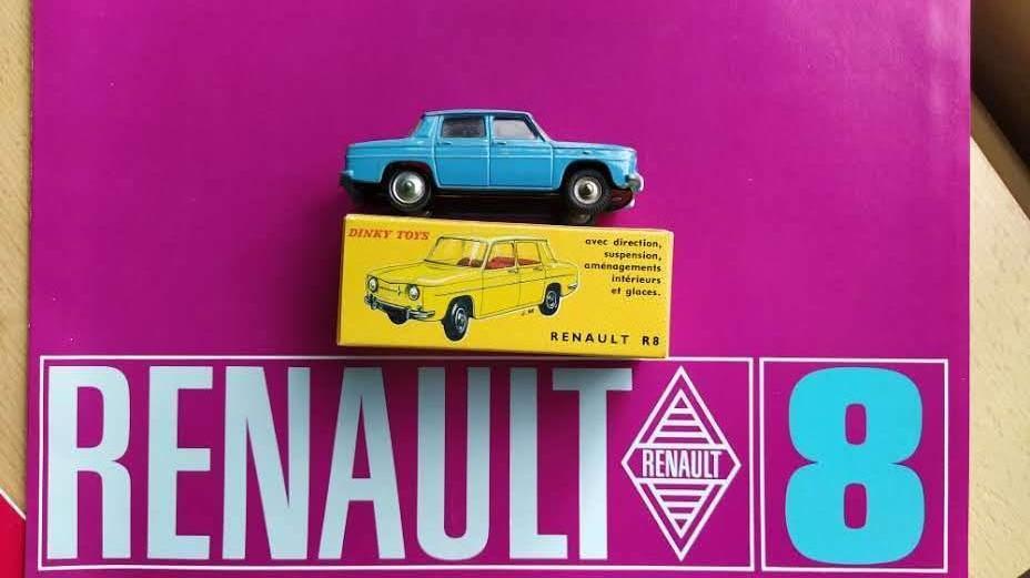RENAULT R8, DINKY TOYS FRANCE, NEUF ET EN BOÎTE, Enlèvement ou Envoi, Comme neuf, Voiture, Dinky Toys