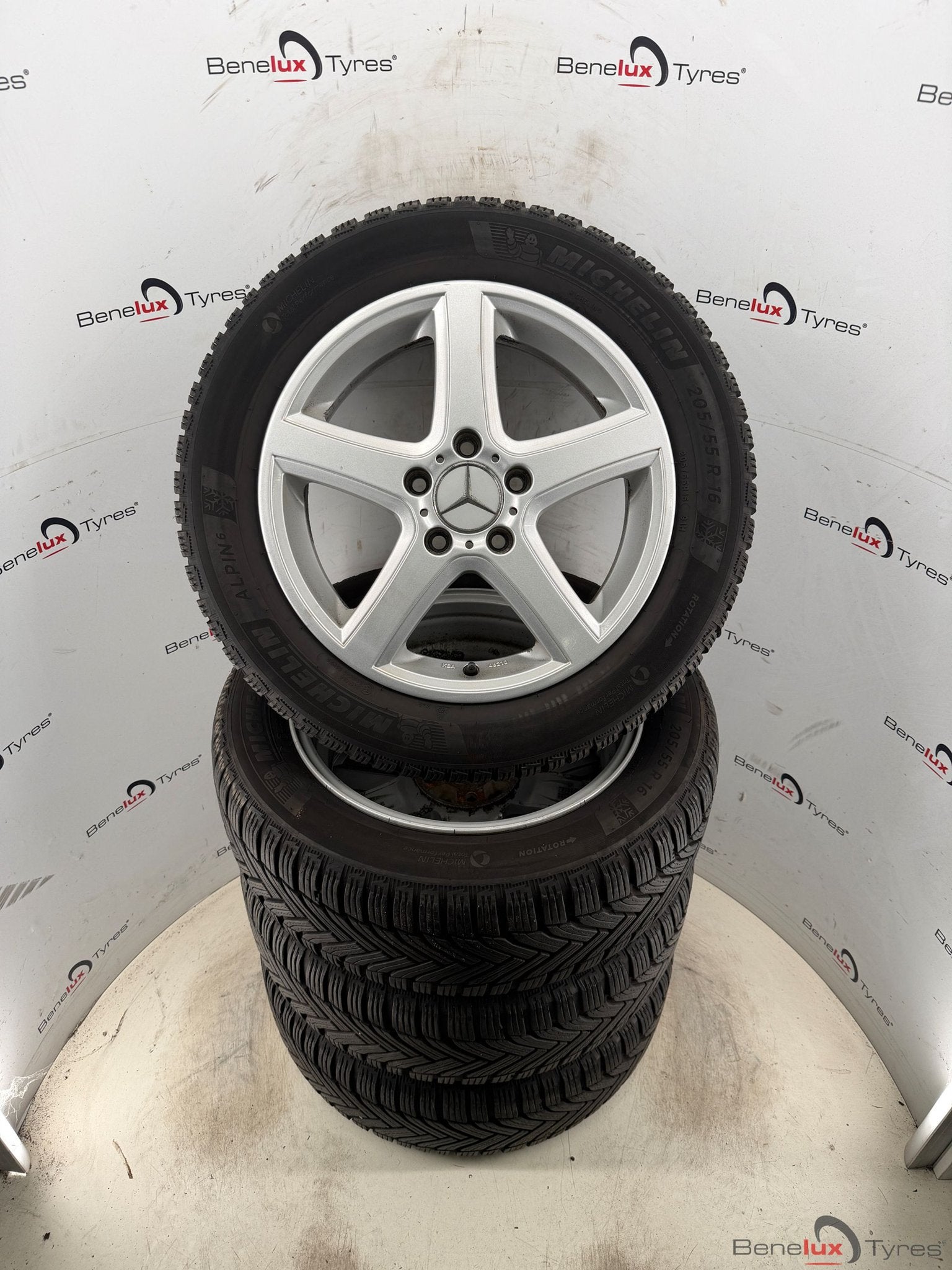 snow Mercedes A-klasse B-klasse C-klasse W177 Vito CLA V V-, Gebruikt, -, Banden en Velgen, -