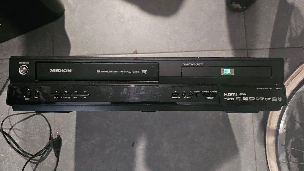 Medion DVD / VCR - speler / schrijver, Ophalen of Verzenden, Gebruikt, Dvd-recorder, Overige merken