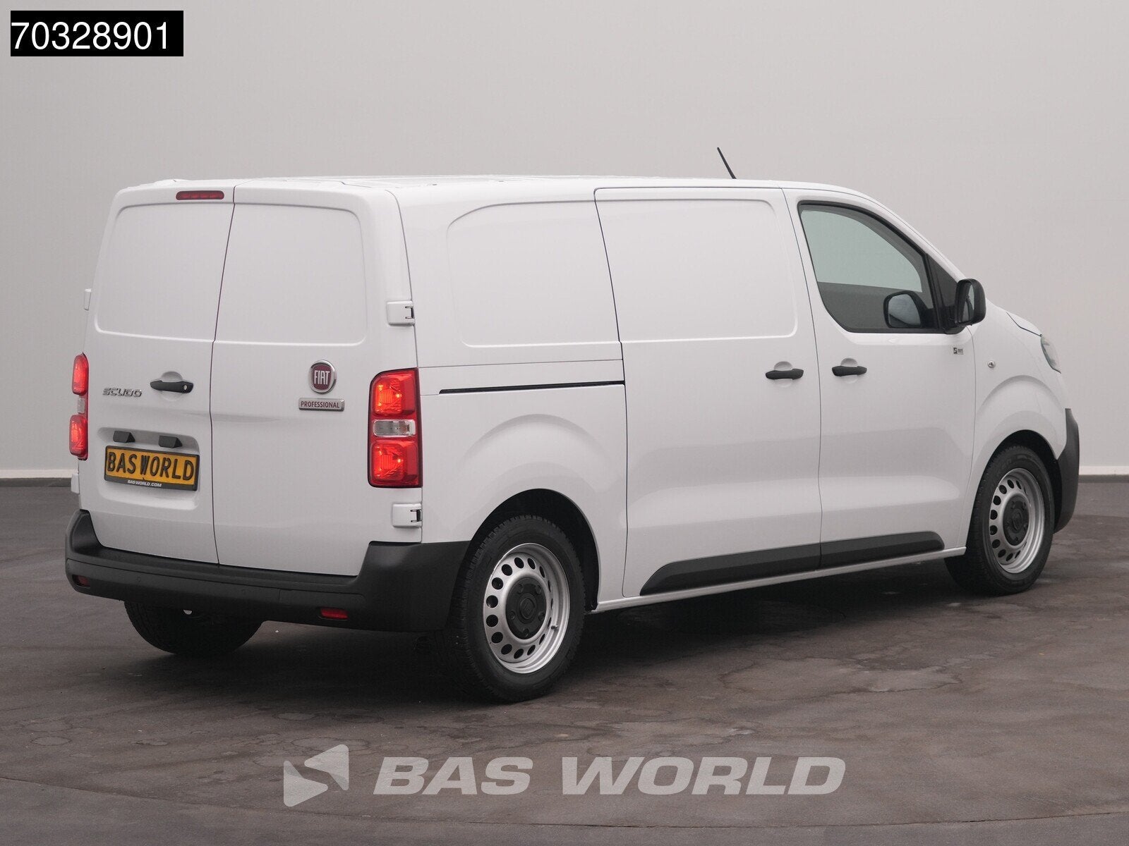 Fiat Scudo 145pk L2H1 Airco Cruise CarPlay Parkeersensoren L, Auto's, Stof, Gebruikt, 4 cilinders, Wit