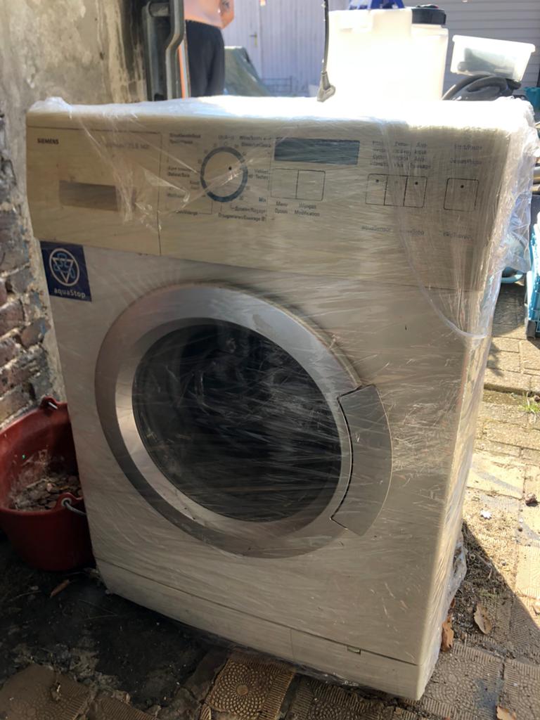 Siemens wasmachine, Ophalen, Zo goed als nieuw