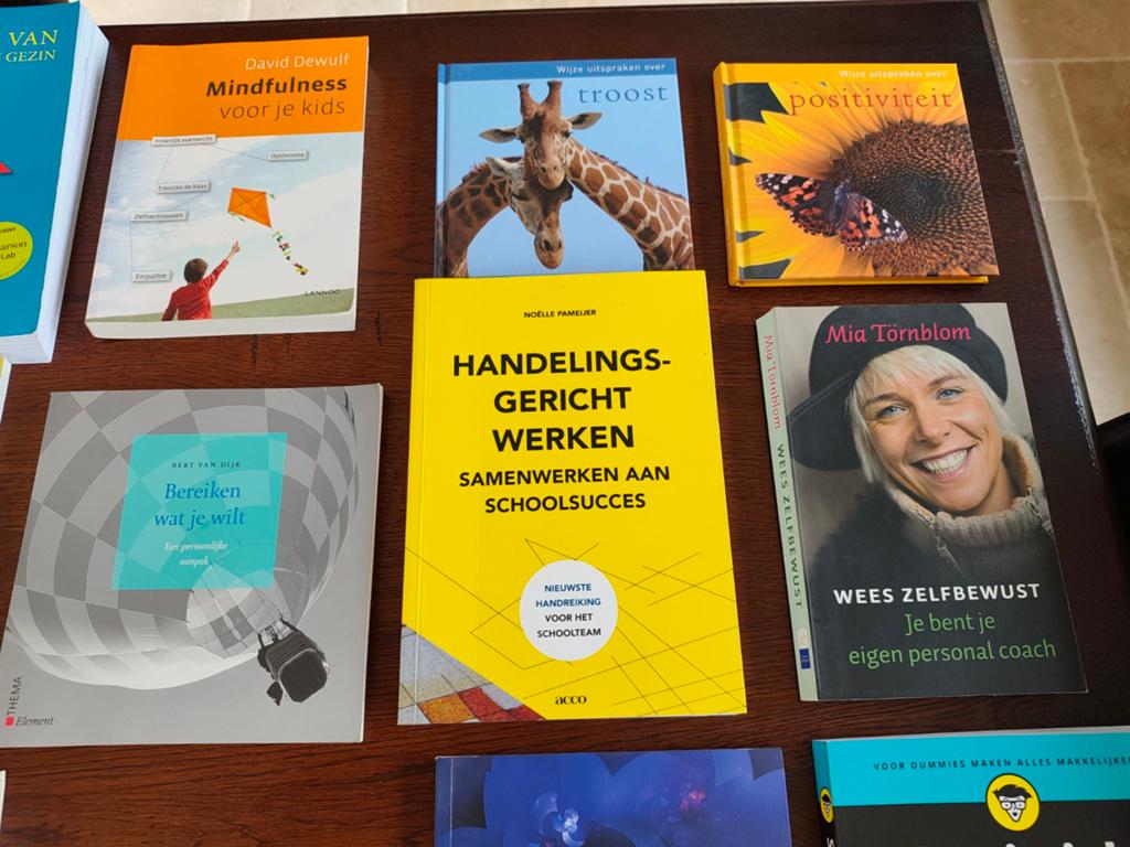 Opruiming boekenkast: psychologie, gezondheid, mindfulness, Boeken, Persoonlijkheidsleer, Diverse auteurs, Ophalen, Gelezen