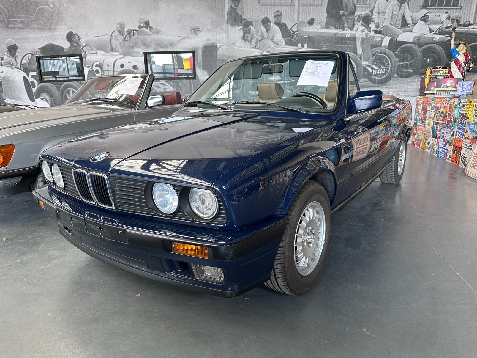 BMW 318 cabrio E30 - 1e eigenaar - 105000km, Auto's, 4 zetels, Achterwielaandrijving, Cabriolet, Blauw