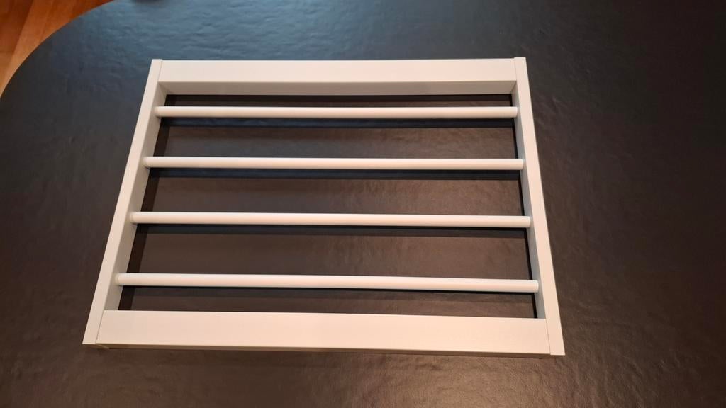 Porte-pantalon coulissant blanc 50x58 KOMPLEMENT (Ikea), Huis en Inrichting, Kasten | Schoenenrekken, Nieuw