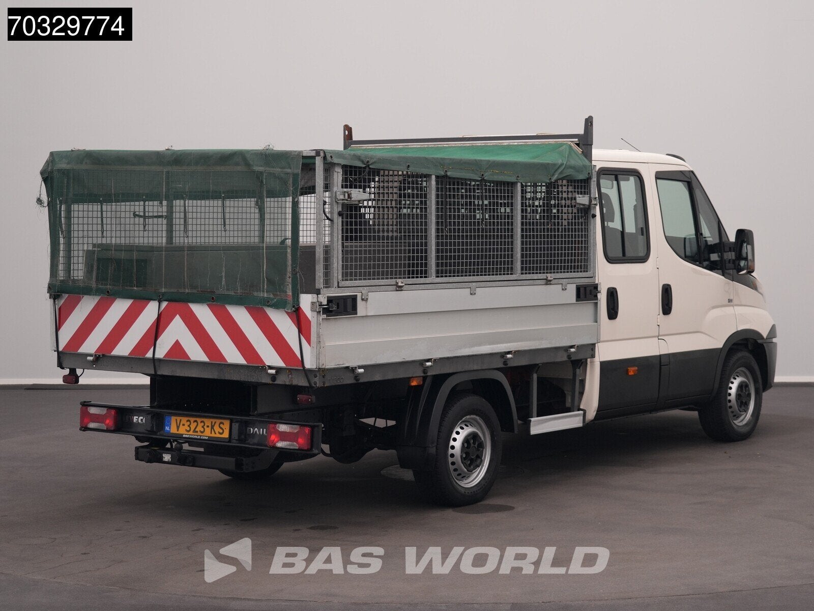 Iveco Daily 35S12 Dubbel Cabine Open Laadbak 3,5t Trekhaak A, Auto's, Bestelwagens en Lichte vracht, Gebruikt, Euro 6, Iveco, Bedrijf