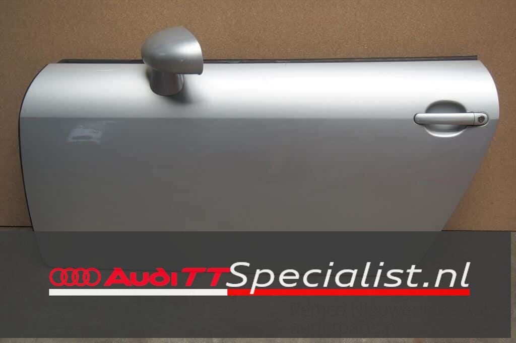 Linker voor portier zilver/grijs Audi TT Coupe, Roadster/Cab, Ophalen, Gebruikt, -, Deur