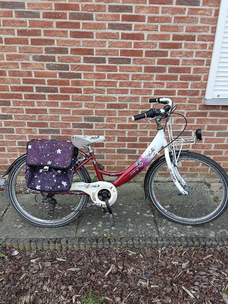 Meisjesfiets 24 inch, Enlèvement, Utilisé, 24 pouces, Frein à main