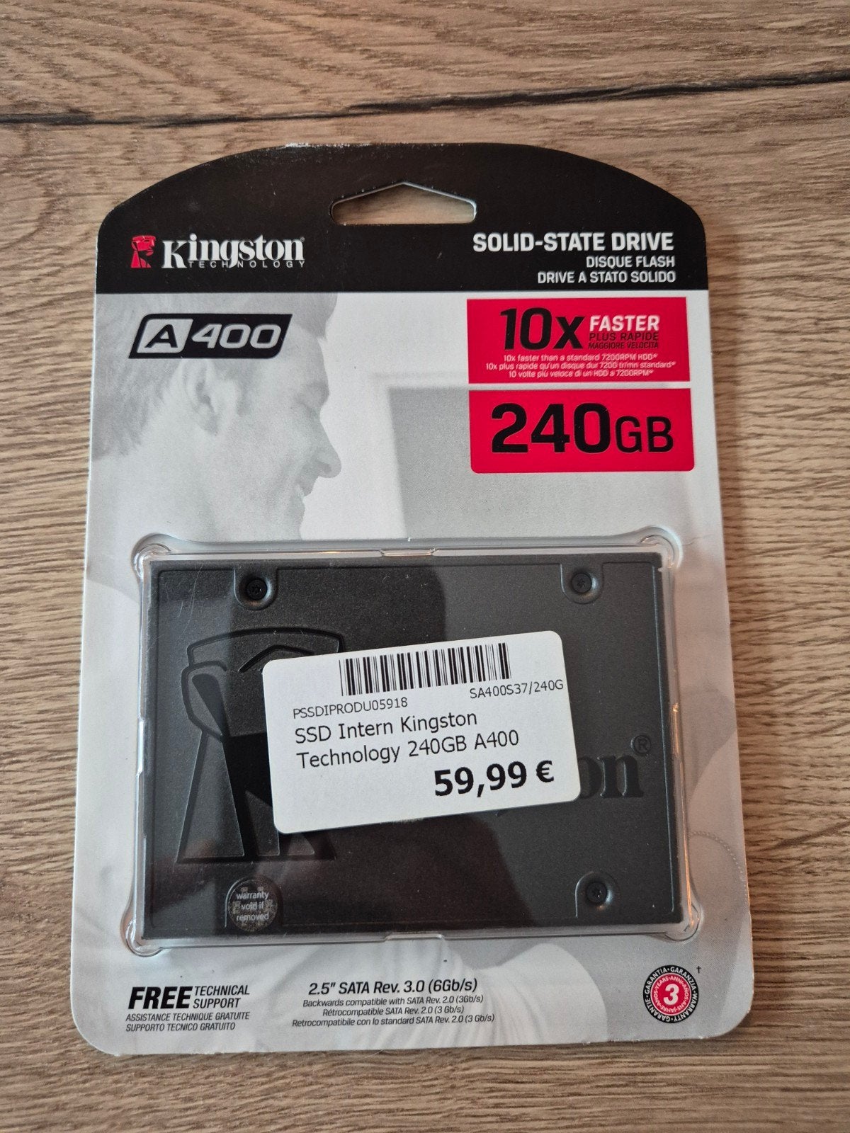 Kingston SSD 240GB A400 - NOUVEAU ! ! !, Informatique & Logiciels, Neuf, Kingston Technology, Enlèvement ou Envoi, SSD