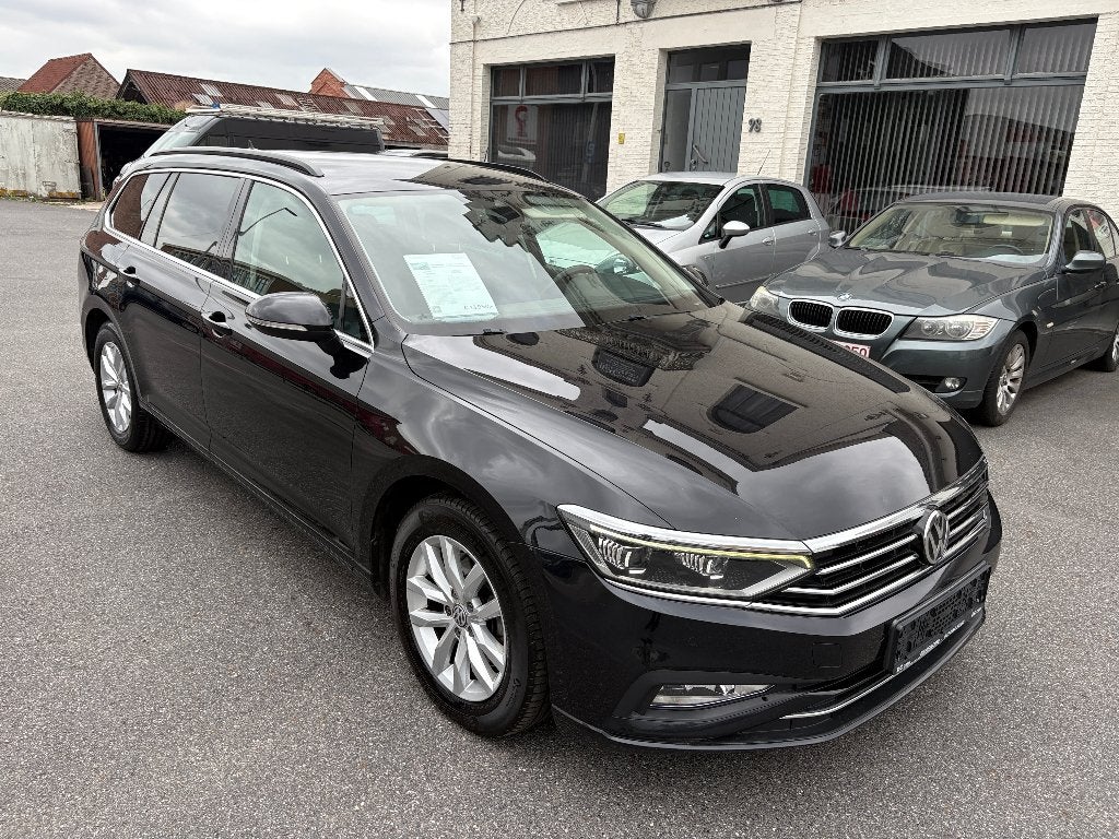 VW Passat Variant 2.0TDi 150pk DSG, 2000 kg, Zwart, Bedrijf, Onderhoudsboekje