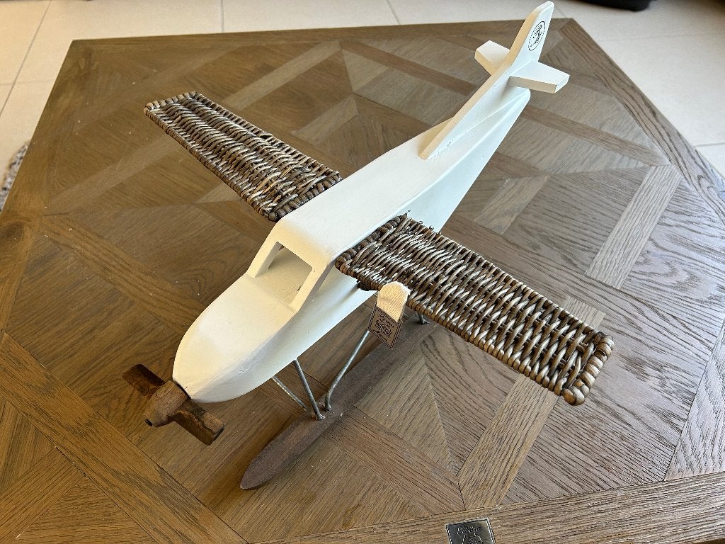 Vliegtuig Rivièra maison, Ophalen, Hout, Wit, Landelijk