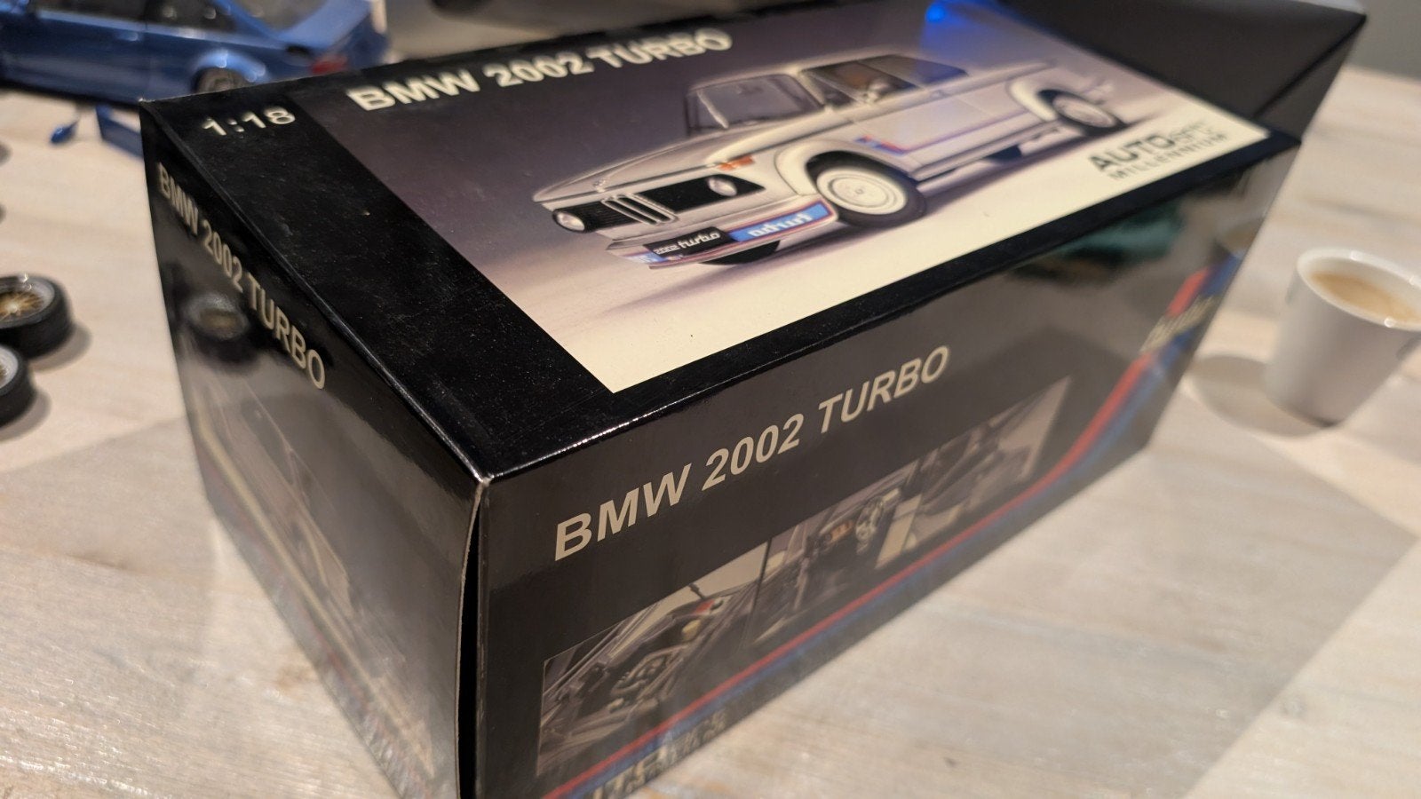 AUTOart 70502 nib BMW 2002 turbo + 3 wheelsets, Hobby en Vrije tijd, Modelauto's | 1:18, Ophalen of Verzenden, Nieuw, Auto, Autoart