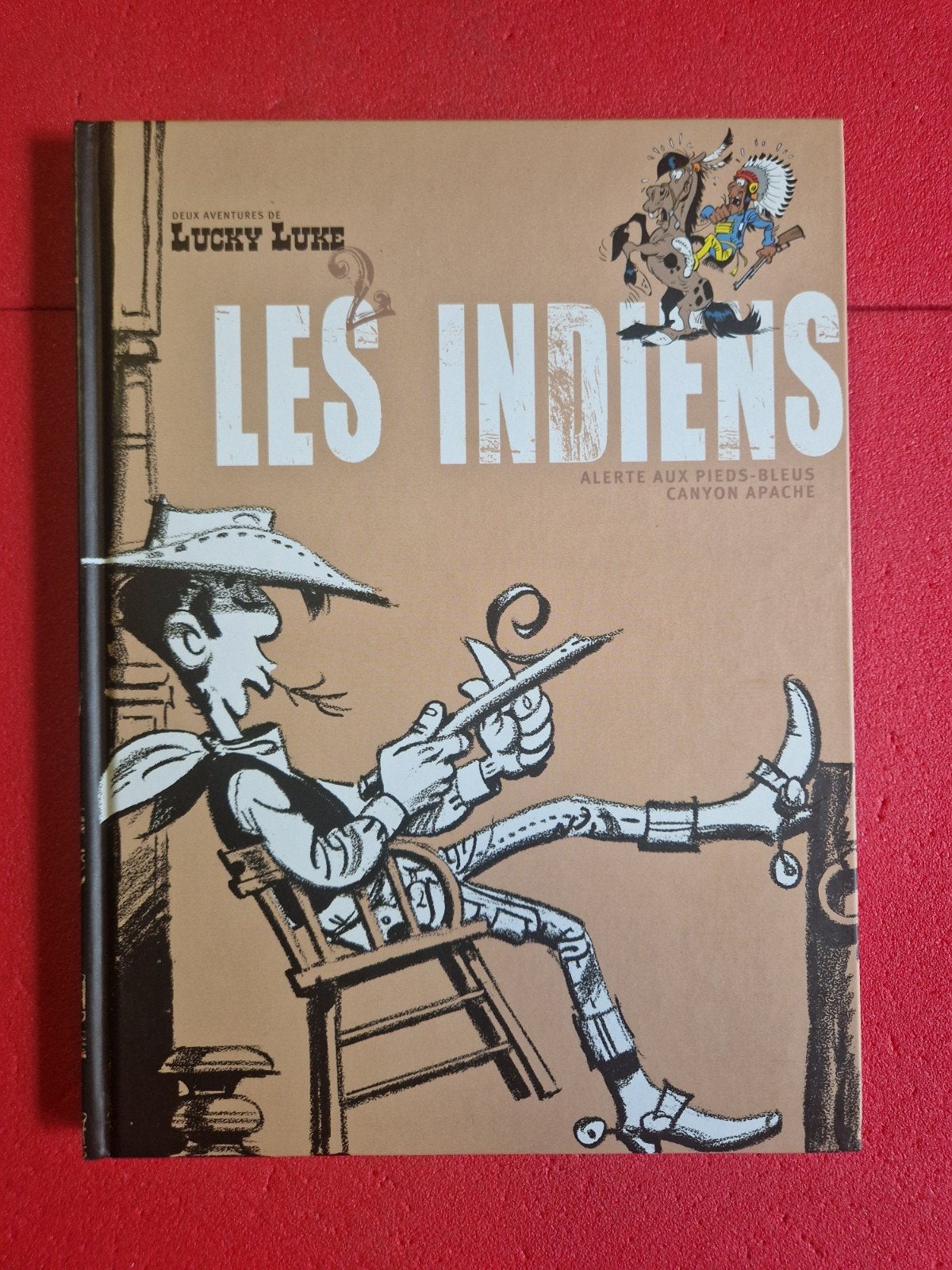bd double album Lucky luke, les indiens, Ophalen of Verzenden