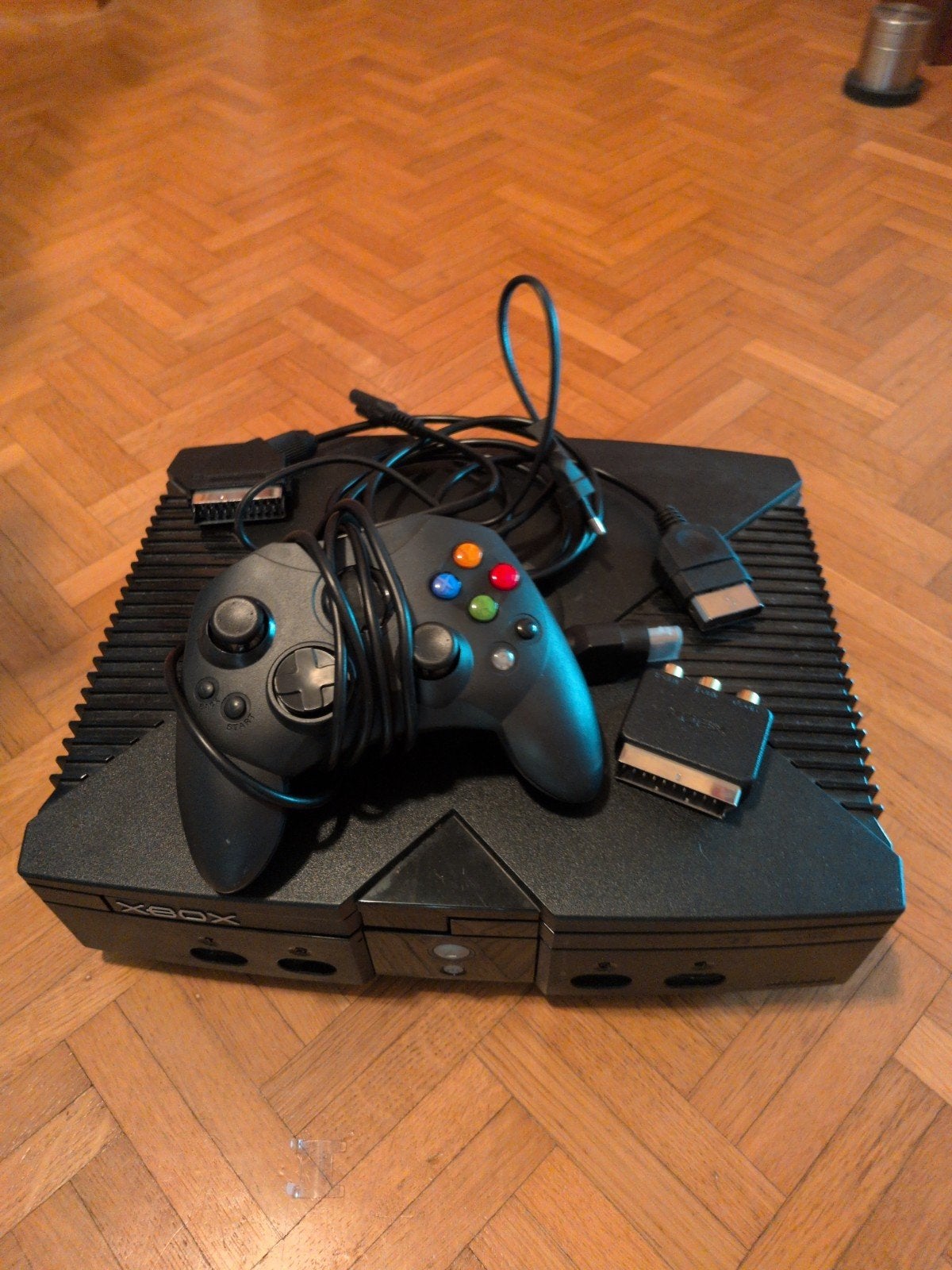 XBOX ORIGINAL + 1CONTROLLER + 20SPELLETJES, Ophalen, Gebruikt, Met 1 controller, Met games