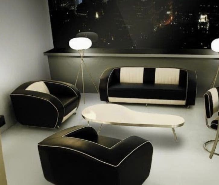 Bel air sofa set en tafel NIEUW nooit gebruikt, Huis en Inrichting, Ophalen, Nieuw, Fifties