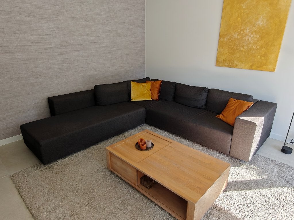 Modulaire zetel Indera, Maison & Meubles, 100 à 125 cm, Banc d'angle, Enlèvement, Utilisé